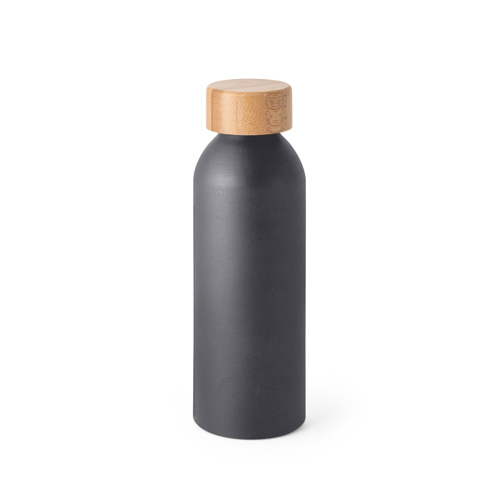 Bouteille mat en alu personnalisable 550 ml QUETA Gris foncé